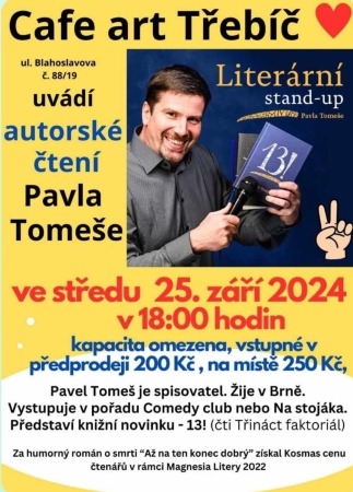 Autorské čtení Pavla Tomeše