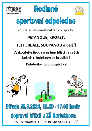 Rodinné sportovní odpoledne