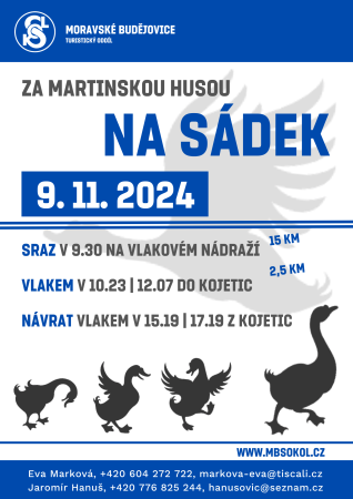 Za martinskou husou na Sádek