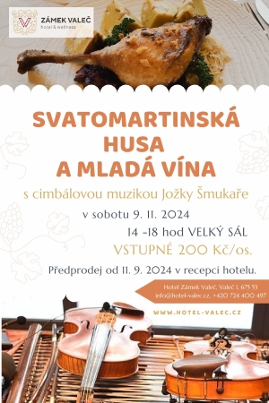 Svatomartinská husa a mladá vína