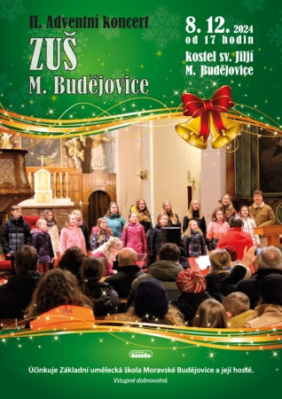 2. Adventní koncert ZUŠ Moravské Budějovice