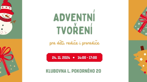 Adventní tvoření pro děti, rodiče i prarodiče