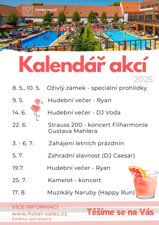 Hotel Zámek Valeč - akce 2025