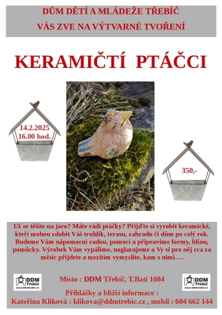 Keramičtí ptáčci Keramičtí ptáčci