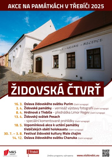 Židovská čtvrť akce 2025 Židovská čtvrť akce 2025