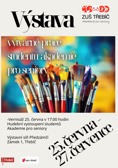 Výstava studentů Akademie pro seniory Výstava studentů Akademie pro seniory