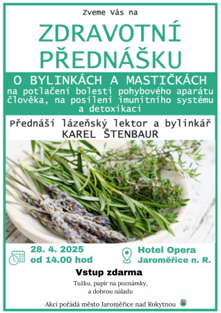 Zdravotní přednáška O bylinkách