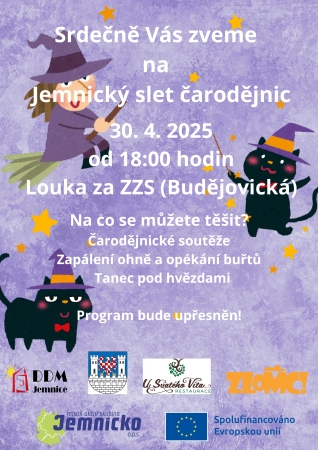 Jemnický čarodějný slet 2025 Jemnický čarodějný slet 2025