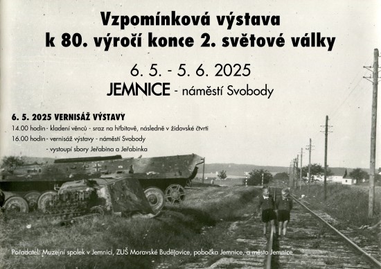 Vernisáž Vzpomínkové výstavy k 80. výročí konce 2. světové války Vernisáž Vzpomínkové výstavy k 80. výročí konce 2. světové války