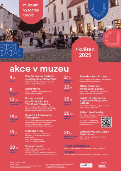 Akce v muzeum (květen 2025) Akce v muzeum (květen 2025)