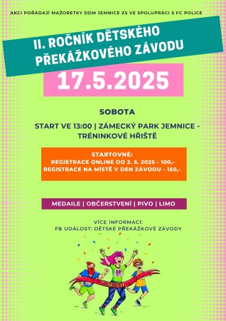 II. ročník Dětského překážkového závodu