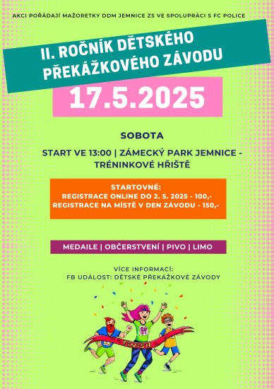 II. ročník Dětského překážkového závodu II. ročník Dětského překážkového závodu
