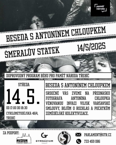Beseda s Antonínem Chloupkem Beseda s Antonínem Chloupkem