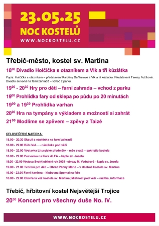 Noc kostelů Třebíč, kostel sv. Martina