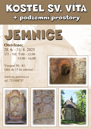 Zpřístupnění kostela sv. Víta v Jemnici