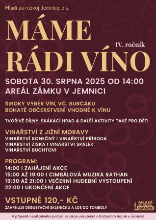 Máme rádi víno – IV. ročník