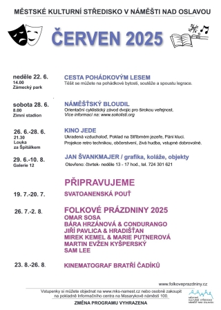 Program měsíc červen 2025