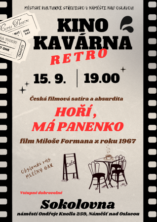 Kinokavárna - film Hoří, má panenko Kinokavárna - film Hoří, má panenko
