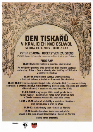 Den tiskařů v Kralicích nad Oslavou Den tiskařů v Kralicích nad Oslavou