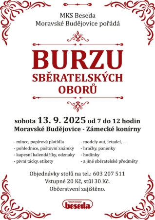 Burza sběratelských oborů Burza sběratelských oborů