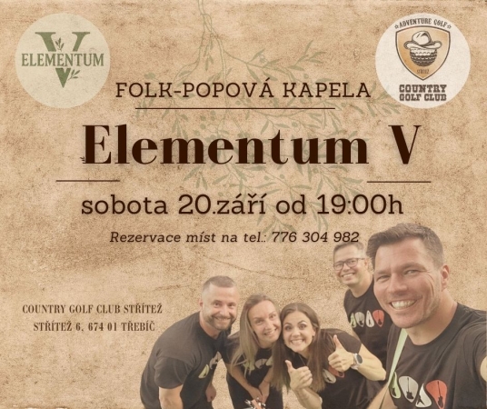 Koncert skupiny ELEMENTUM V
