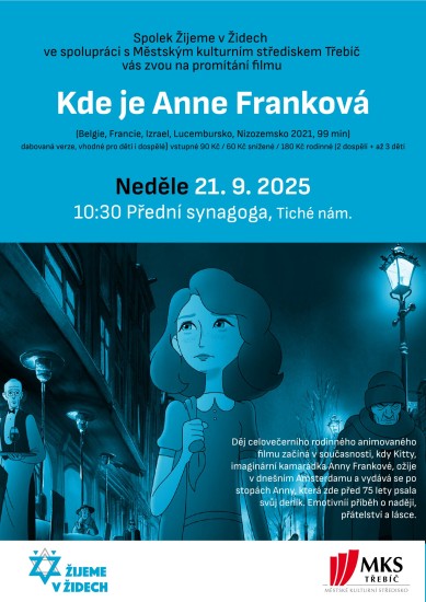 Promítání filmu Kde je Anne Franková? Promítání filmu Kde je Anne Franková?