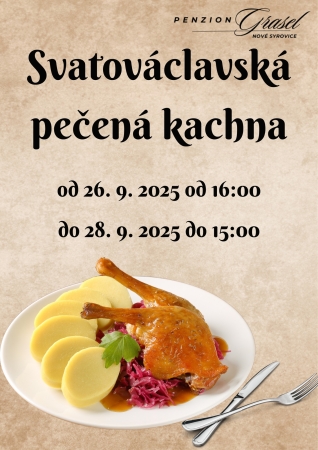 Svatováclavská pečená kachna