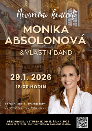 Monika Absolonová & Vlastní band – NOVOROČNÍ KONCERT Monika Absolonová & Vlastní band – NOVOROČNÍ KONCERT