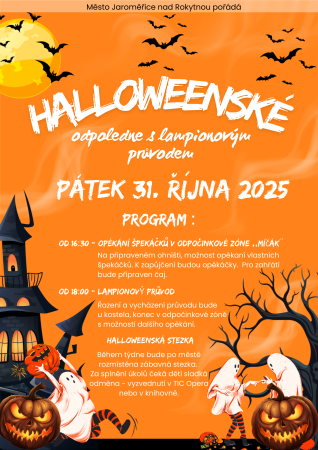Halloweeenské odpoledne s lampionovým průvodem Halloweeenské odpoledne s lampionovým průvodem