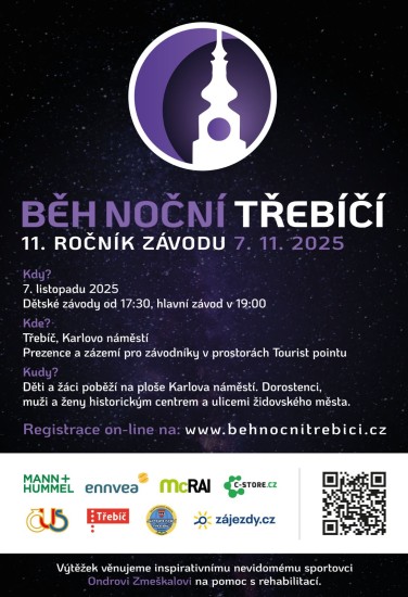 Běh noční Třebíčí Běh noční Třebíčí
