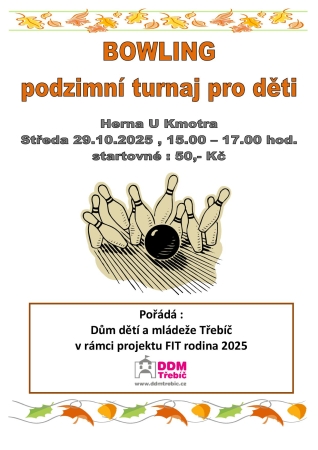 Podzimní bowlingový turnaj Podzimní bowlingový turnaj