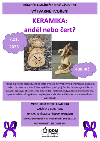 Keramika : Anděl nebo čert? Keramika : Anděl nebo čert?