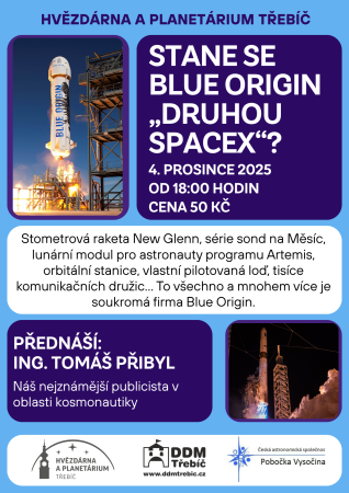 Přednáška Stane se Blue Origin druhou Spacex? Přednáška Stane se Blue Origin druhou Spacex?