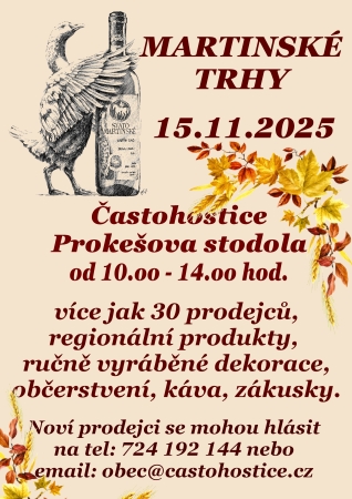 Martinské trhy Martinské trhy