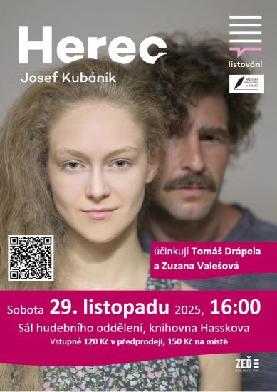 Představení Herec Josef Kubáník