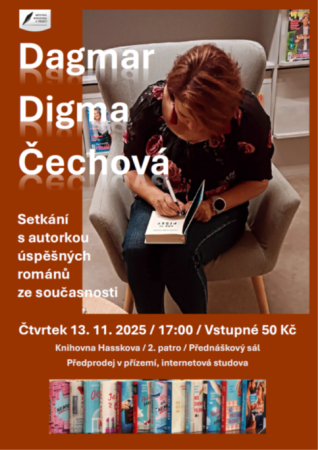 Autorské čtení a beseda Dagmar Čechová Autorské čtení a beseda Dagmar Čechová