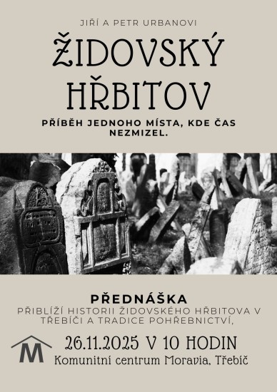 Přednáška Židovský hřbitov / Jiří a Petr Urbanovi