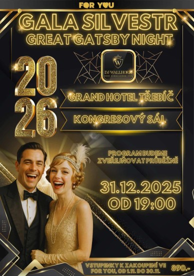 Gala Silvestr - Great Gatsby Night