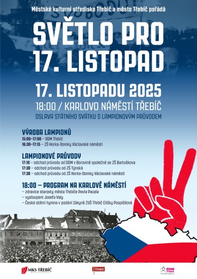 SVĚTLO PRO 17. LISTOPAD