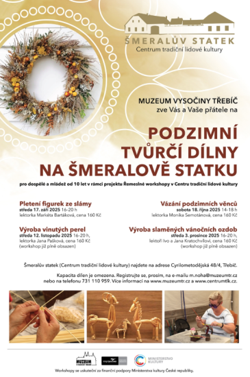 Workshop Výroba slaměných vánočních ozdob