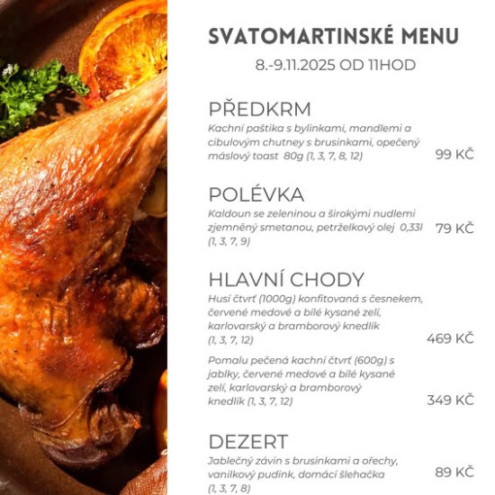 Svatomartinské menu