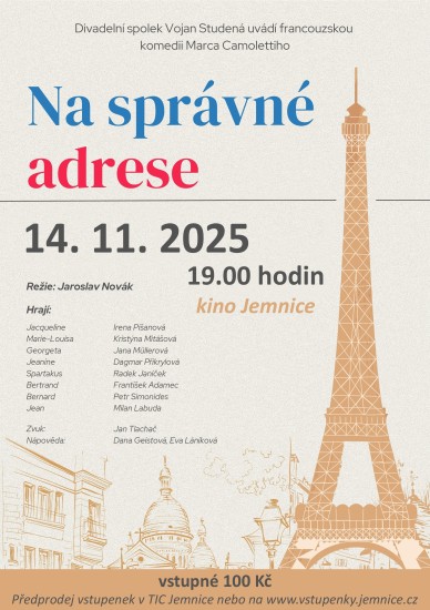 Na správné adrese – divadelní představení