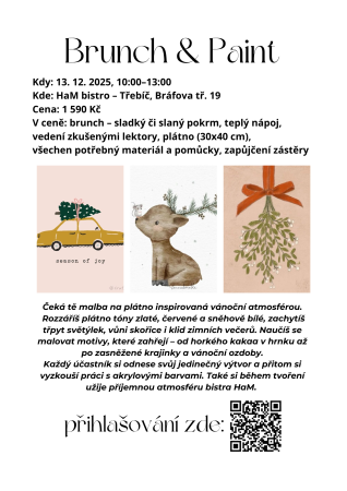 Vánoční Brunch&Paint
