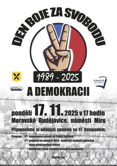 Den boje za svobodu a demokracii