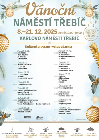 Vánoční náměstí Třebíč