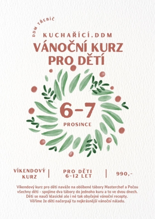 Vánoční kurz vaření pro děti
