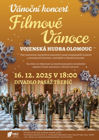 VOJENSKÁ HUDBA OLOMOUC „Filmové Vánoce“