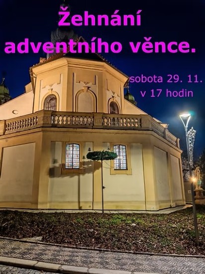 Žehnání adventního věnce