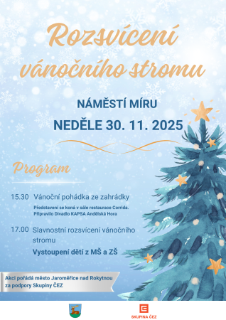 Rozsvícení vánočního stromu