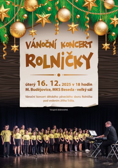 Vánoční koncert Rolničky